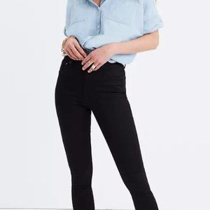 Madewell Black 9” High-Rose Skinny sz 26